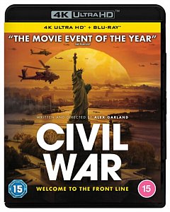 Civil War 2024 Blu-ray / 4K Ultra HD + Blu-ray