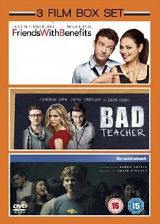 Friends With Benefits/Bad Teacher/The Social Network 2011 DVD / Box Set