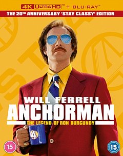 Anchorman - The Legend of Ron Burgundy 2004 Blu-ray / 4K Ultra HD + Blu-ray (20th Anniversary Collector's Edition)