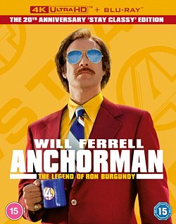 Anchorman - The Legend of Ron Burgundy 2004 Blu-ray / 4K Ultra HD + Blu-ray (20th Anniversary Collector's Edition) - Volume.ro