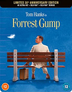 Forrest Gump 1994 Blu-ray / 4K Ultra HD + Blu-ray (30th Anniversary Ltd Edition Steelbook)