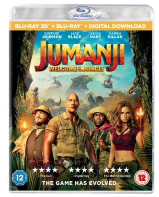 Jumanji: Welcome to the Jungle 2017 Blu-ray / 3D Edition with 2D Edition + Digital Download - Volume.ro