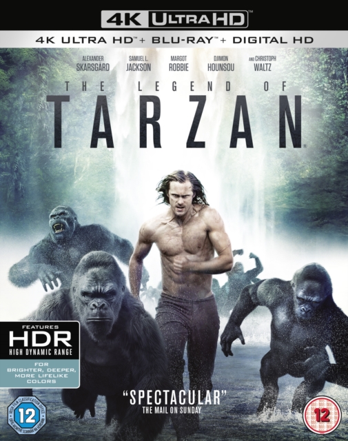 The Legend of Tarzan 2016 Blu-ray / 4K Ultra HD + Blu-ray + Digital HD - Volume.ro