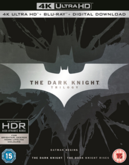 The Dark Knight Trilogy 2012 Blu-ray / 4K Ultra HD + Blu-ray - Volume.ro