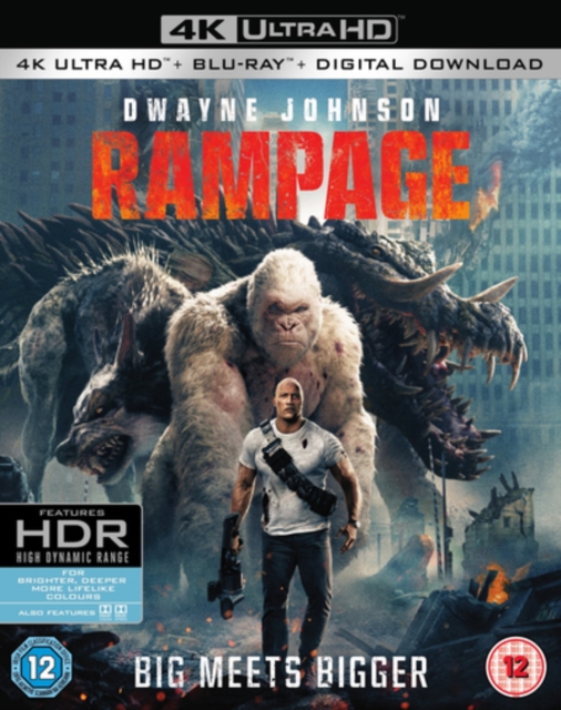 Rampage 2018 Blu-ray / 4K Ultra HD + Blu-ray + Digital Download - Volume.ro