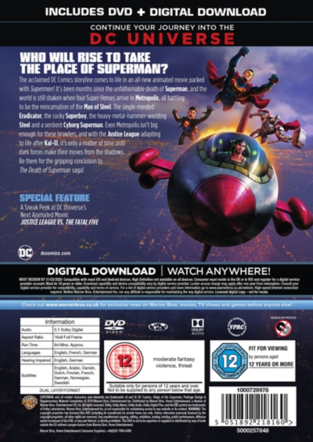 Reign of the Supermen 2019 DVD / with Digital Download - Volume.ro