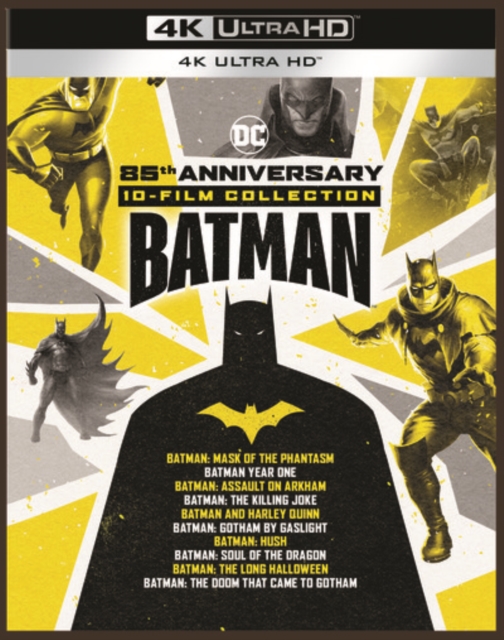 Batman: 85th Anniversary 10-film Collection 2023 Blu-ray / 4K Ultra HD Boxset - Volume.ro