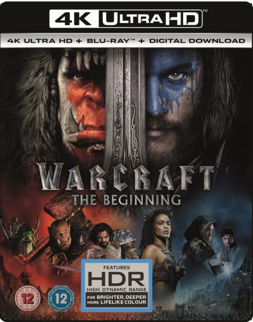 Warcraft: The Beginning 2016 Blu-ray / 4K Ultra HD + Blu-ray + Digital HD - Volume.ro