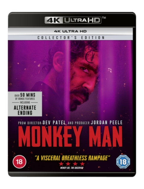 Monkey Man 2024 Blu-ray / 4K Ultra HD - Volume.ro