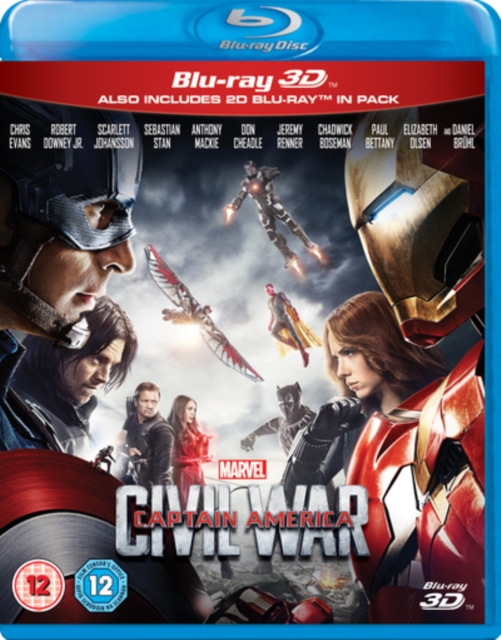 Captain America: Civil War 2016 Blu-ray / 3D Edition with 2D Edition - Volume.ro