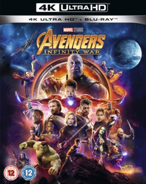 Avengers: Infinity War 2018 Blu-ray / 4K Ultra HD + Blu-ray - Volume.ro